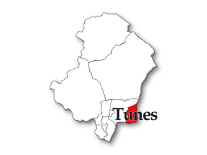 mapa localizacao tunes
